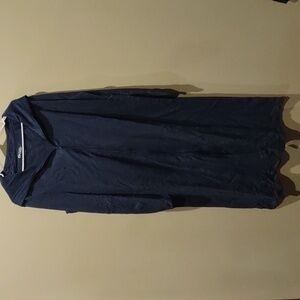 Navy Hooded Lounger, Robe M, Nwt